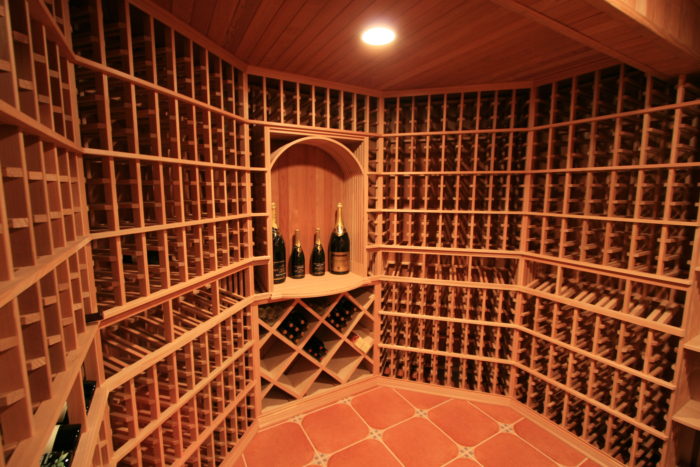 Custom wine 2025 cellar cost